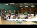 Rick Cavender hosts pizza party for inner-city kids