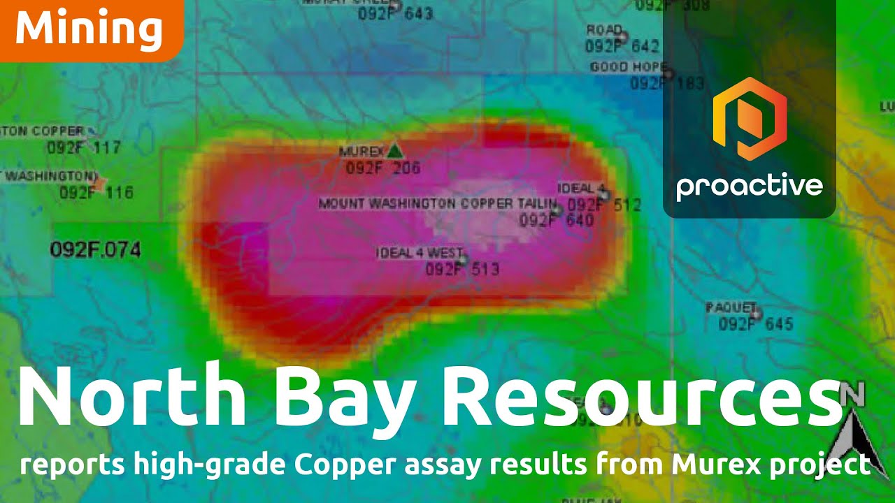 North Bay Resources reports high-grade Copper assay results from Murex project in British Columbia