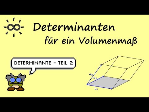 Determinanten Teil2 Determinante als Volumenmaß Leibniz Formel