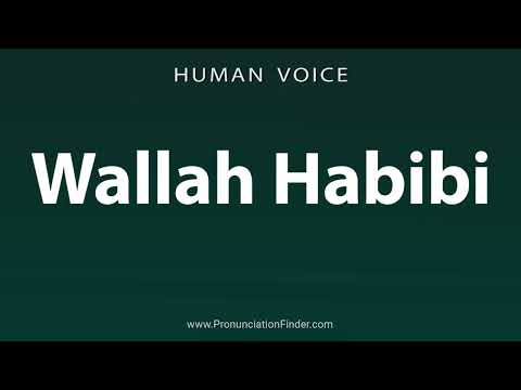 How To Pronounce Wallah Habibi