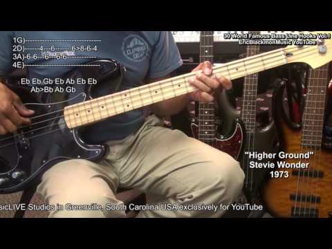 😎 30 Easy Famous WELL KNOWN Bass Lines, Hooks & Riffs With TABS Vol.1 @EricBlackmonGuitar​