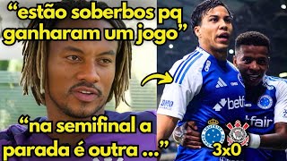 😯BOTOU O P*U NA MESA! CARRILLO MANDA RECADO PRA JOGADORES DO CRUZEIRO APÓS DERROTA DO CORINTHIANS!