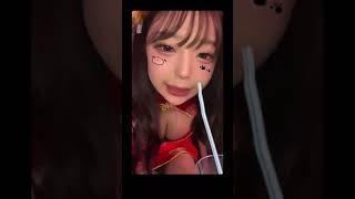 TikTokライブではブラチラとパンチラが見放題 #tiktok #tiktokライブ #放送事故 #コスプレ