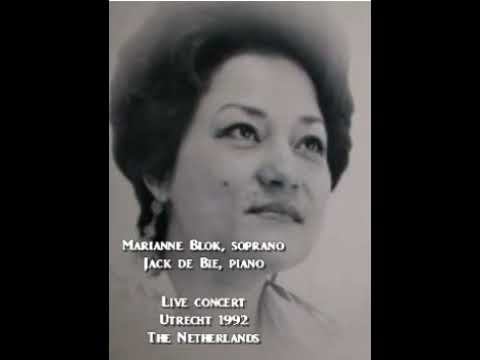 Julio Osma, Mas cerca de mi te siento,  Marianne Blok, soprano, Jack de Bie, piano