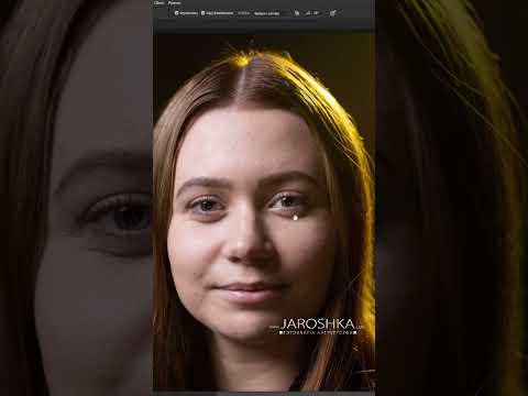 Szybki retusz portretu -  1 #SHORTS