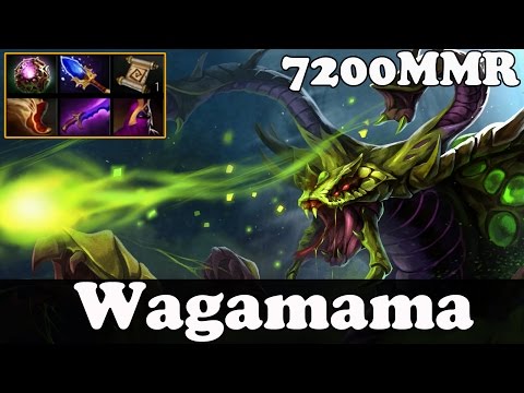 Dota 2 - Wagamama 7200 MMR Plays Venomancer vol 2 - Ranked Match Gameplay