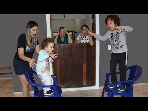 CADU E CAIO -  A HISTÓRIA SOBRE COMO AS CRIANÇAS NÃO DEVERIAM SE COMPORTAR (Na casa dos outros)