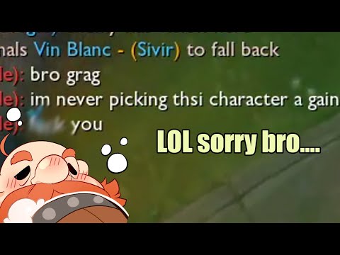 is this match up that hard for him? 😂