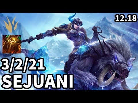 Sejuani Jungle vs Maokai - Ranked Grandmaster - Patch KR 12.18