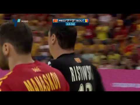 Borko Ristovski super-save against Romania