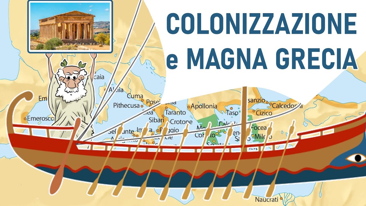 🏛🧭 La COLONIZZAZIONE e la MAGNA GRECIA - Storia Greca 📚