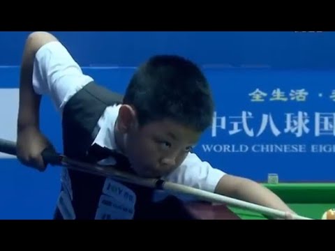 Xia Liao VS Zhang Yuliang - World Chinese  una jugada de billar profesional