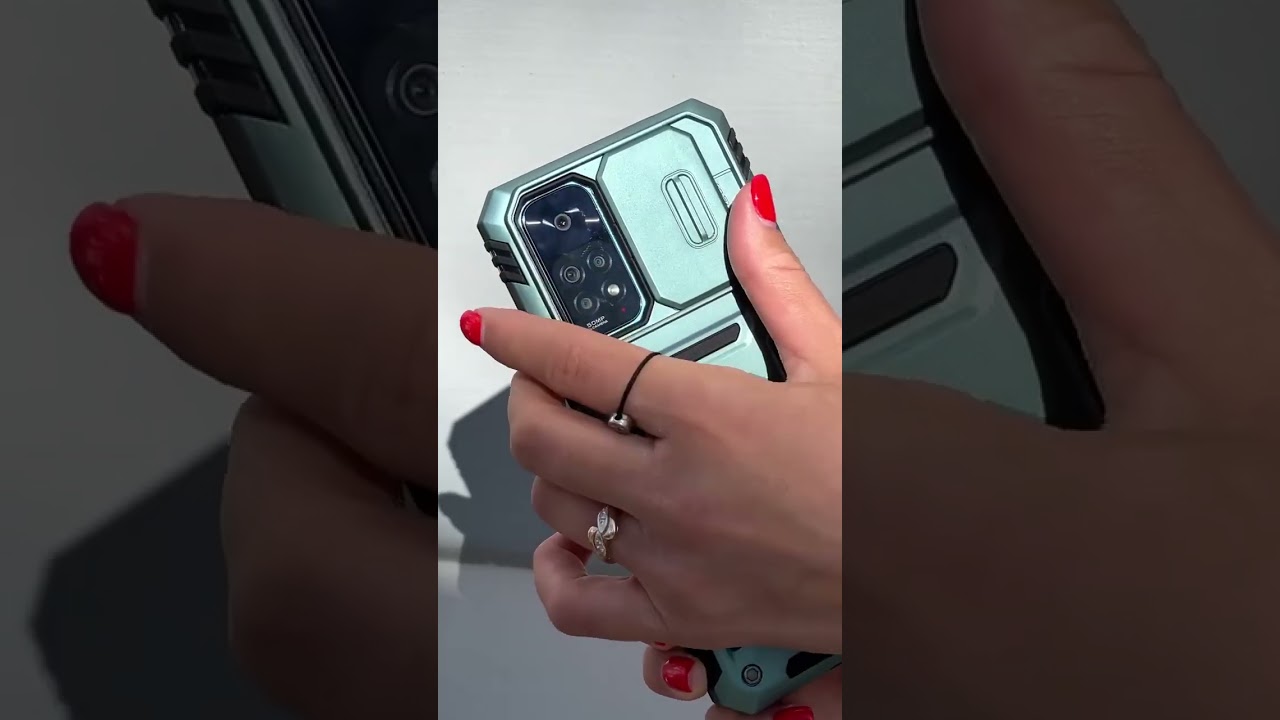 Ударопрочный чехол Camshield Army Ring для Xiaomi Poco X5 5G / Note 12 5G Синий / Navy