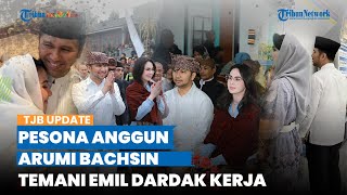 Penampilan Arumi Bachsin saat Temani Emil Dardak Bekerja Disorot, Anggun Pakai Tudung Kepala