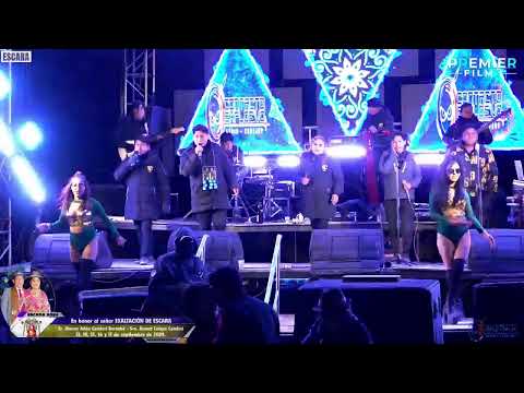 Pasantes 2024 Señor Exaltación de Escara: Sr. Jhonny Condori B. Sra. Jhanet Colque C. e hijos.