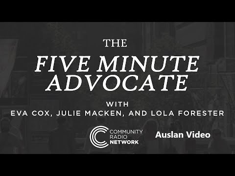 The Five Minute Advocate - Women Don't Stop Male Violence - Men Do   Auslan Video