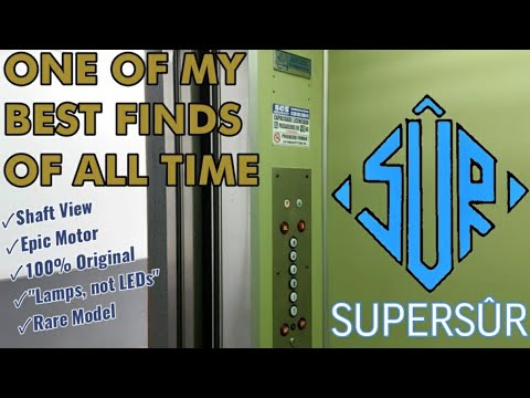 EPIC MOTOR: Original 1970s SÛR "SuperSûr" Traction Elevator - 45 East 2nd St. - Downtown - GO, BR