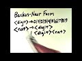 Programming Language Syntax Backus Naur Form BNF