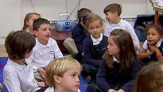 First graders share their thoughts on Trump and Clinton