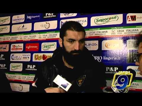 Fidelis Andria - Lecce 0-0 | Post Gara Francesco Cosenza - Difensore Lecce