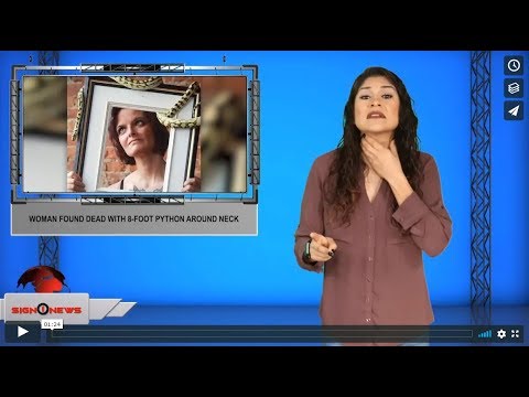 Woman found dead with 8-foot python around neck (ASL - 11.2.19)