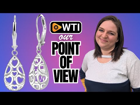 925 Sterling Silver Teardrop Leverback Earrings - WTI product video review