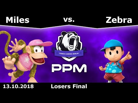 Big PPM X - Miles (Diddy Kong) Vs. Zebra (Ness) - Losers Finals