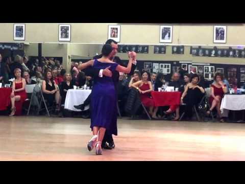 Natalia Hills & Alejandro Aquino perform at Nora's milonga in Emeryville, CA, Feb 11, 2017.