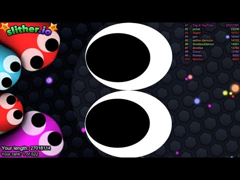 Slither.io A.I. IMPOSTOR AMONG US Vs Pro Snakes - Epic Skin Slitherio Vip Gameplay - World Record
