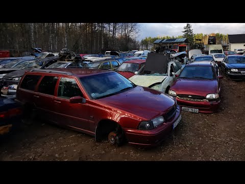 BILSKROTEN @ HASSELSTAD - 201127 - Kallinge - RONNEBY - Volvo - SAAB - bilvrak