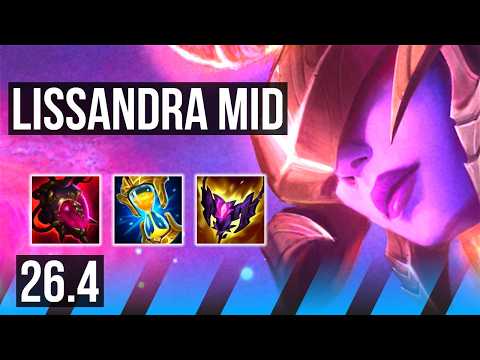 LISSANDRA vs VIKTOR (MID) | 39K damage | KR Master | 26.4