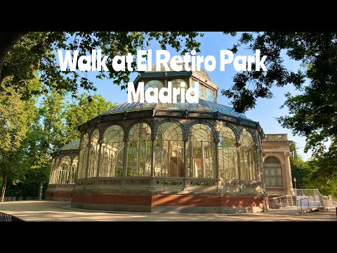 4K Virtual Walk | El Retiro Park In Madrid (Spain) 2022