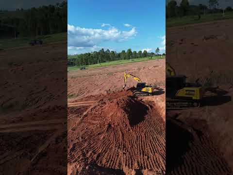 Loteamento sendo feito em Carmo da Mata - MG #drone #djibrasil