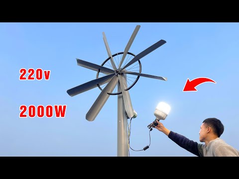 Do It Yourself Now 2025! I Don’t Have to Pay Electricity Bills All Year Round Anymore |Free Electric