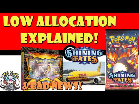 Shining Fates Low Allocation Explained! & More Low Stock News! (Pokemon TCG News)