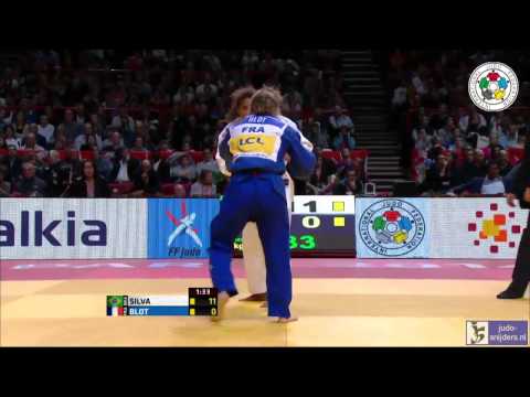 Judo 2014 Grand Slam Paris: Silva (BRA) - Blot (FRA) [-57kg] bronze