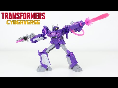 Transformers Cyberverse Deluxe Class Shockwave Review