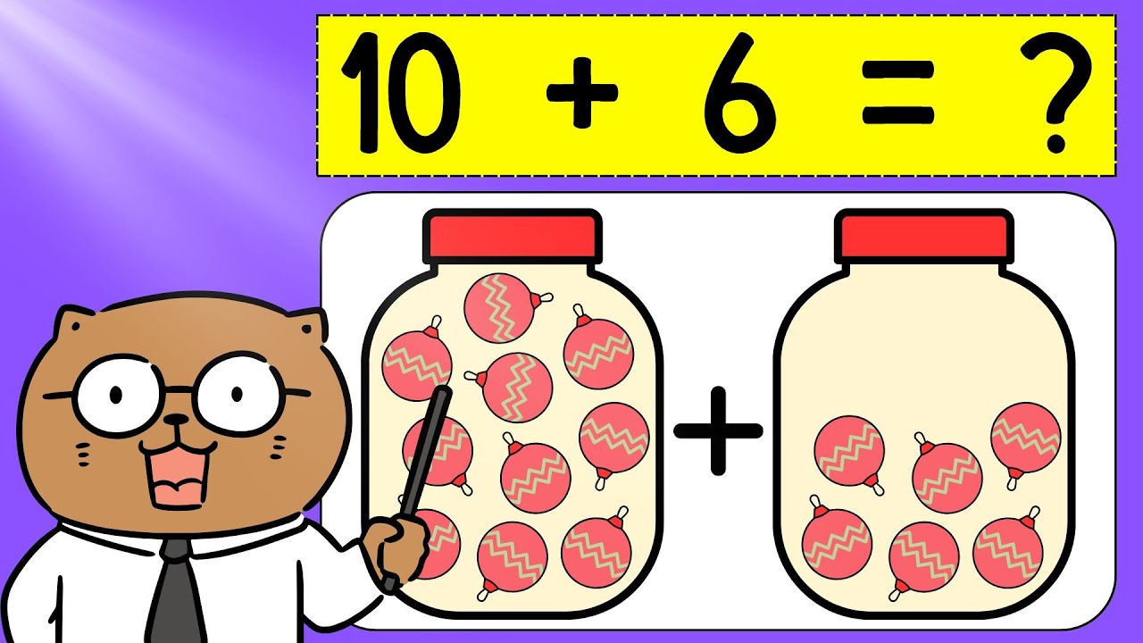 Reforço de matemática | Matemática para crianças | Problemas de adição simples | Continhas