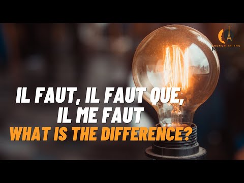 Il faut vs Il faut que vs Il me faut - When do I use which?