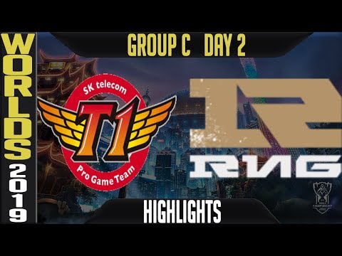 SKT vs RNG Highlights Game 1 | Worlds 2019 Group C Day 2 | SK Telecom T1 vs Royal Never Give Up