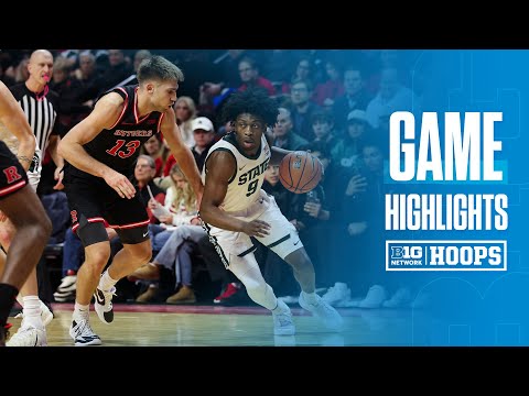 미시간 주립대 vs 러트거스 | 하이라이트 | 빅텐 농구 | 2026년 1월 27일