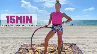 Hula Hoop workout// Full body// Burn calories fast// with music// no talking