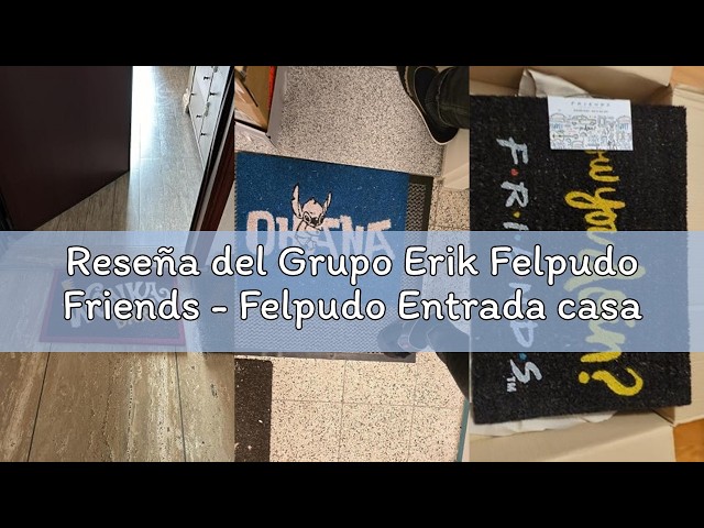 Vídeo relacionado con Grupo Erik Felpudo The Simpsons - Felpudo Entrada casa Originales : Tapete Entrada casa, Decoracion hogar | Alfombra de Fibra de Coco Antideslizante e Impermeable (40x60cm), Los Simpsons Regalo