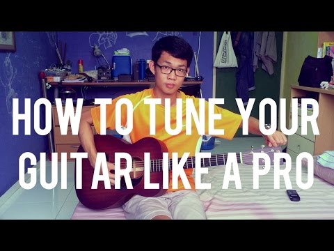 HOW TO Tune Your Guitar WITHOUT TUNER - Beginner (Harmonics)