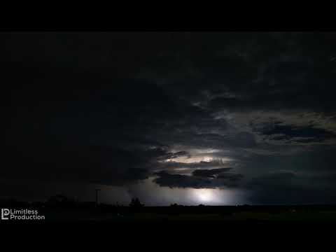 Lightning Timelapse from Norman, Oklahoma - August 31, 2020