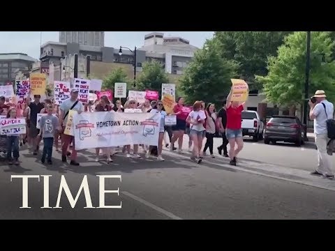 Hundreds Protest Alabama's Abortion Ban At The State Capitol | TIME