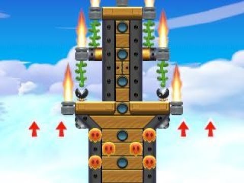 Climb! The Bowser Tower of Power ~ by Steven ~ SUPER MARIO MAKER Raw GAMEPLAY