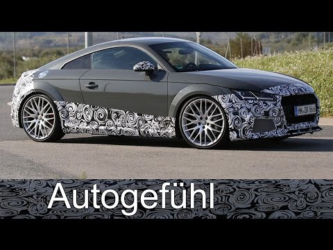 All-new Audi TT RS spotted @ Nürburgring spy shots camo car Erlkönig neu