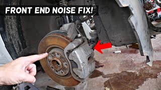 FRONT END NOISE ON DODGE DART. NOISE WHEN GOING THROUGH BUMPS
