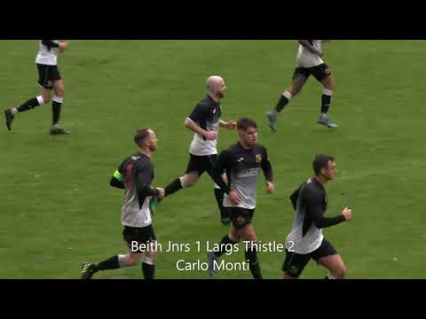 South of Scotland Cup 2nd Rd Beith Juniors 3 v 4 Largs Thistle.
